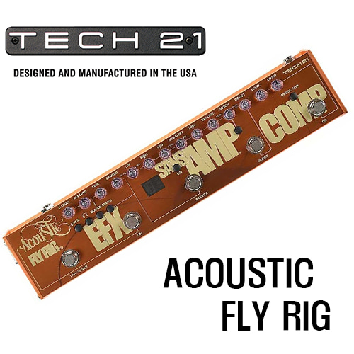 Tech21 Acoustic FLY RIG / Tech21 어쿠스틱 멀티이펙터 [네이버톡톡/카톡 AMA-zing 추가인하]