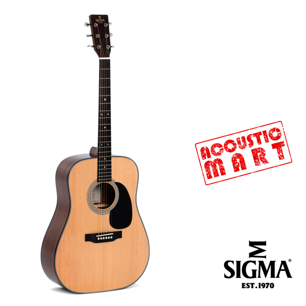 시그마 DM-1 탑솔리드 입문 초보 연습용 기타 [네이버톡톡/카톡 AMA-zing 추가인하]