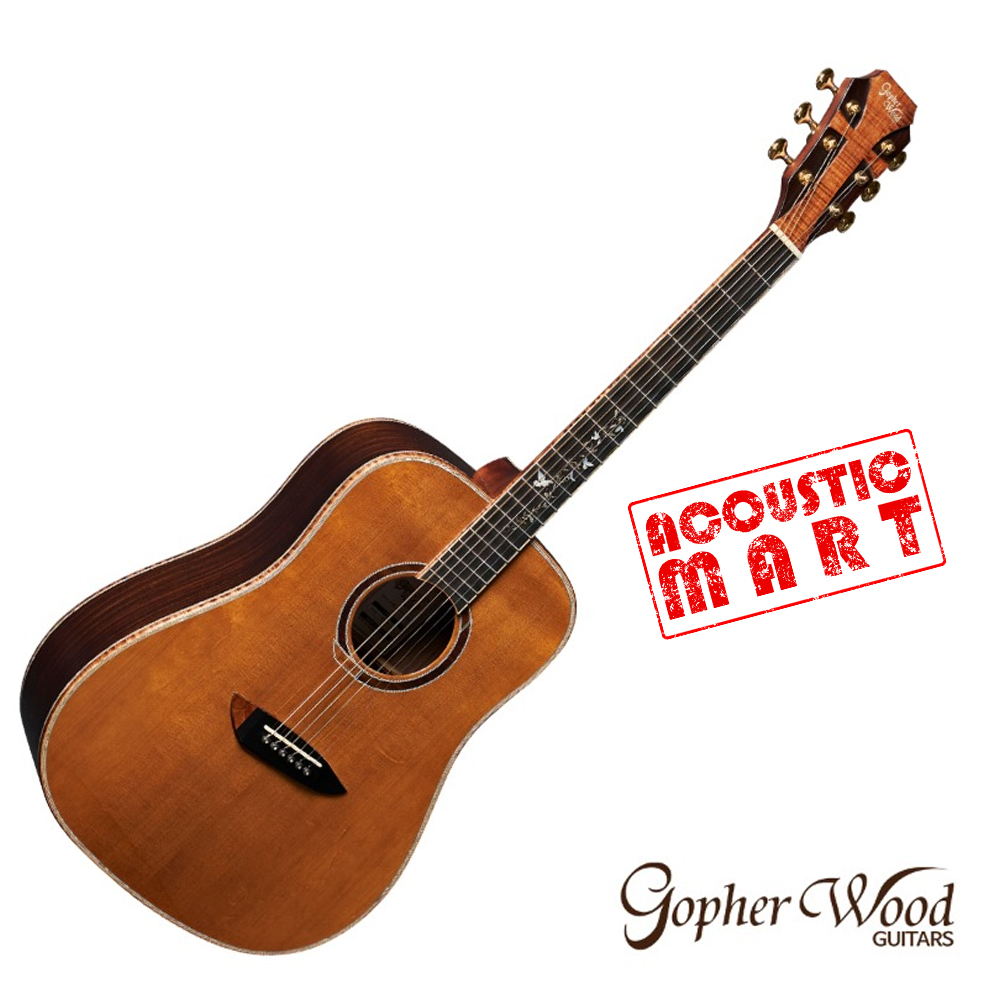 고퍼우드 K900RE K시리즈 드레드넛 올솔리드 기타 [네이버톡톡/카톡 AMA-zing 추가인하]