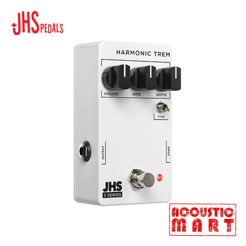 JHS PEDALS - 3 Series HARMONIC TREM / 하모닉 트레몰로 이펙터 [네이버톡톡/카톡 AMA-zing 추가인하]