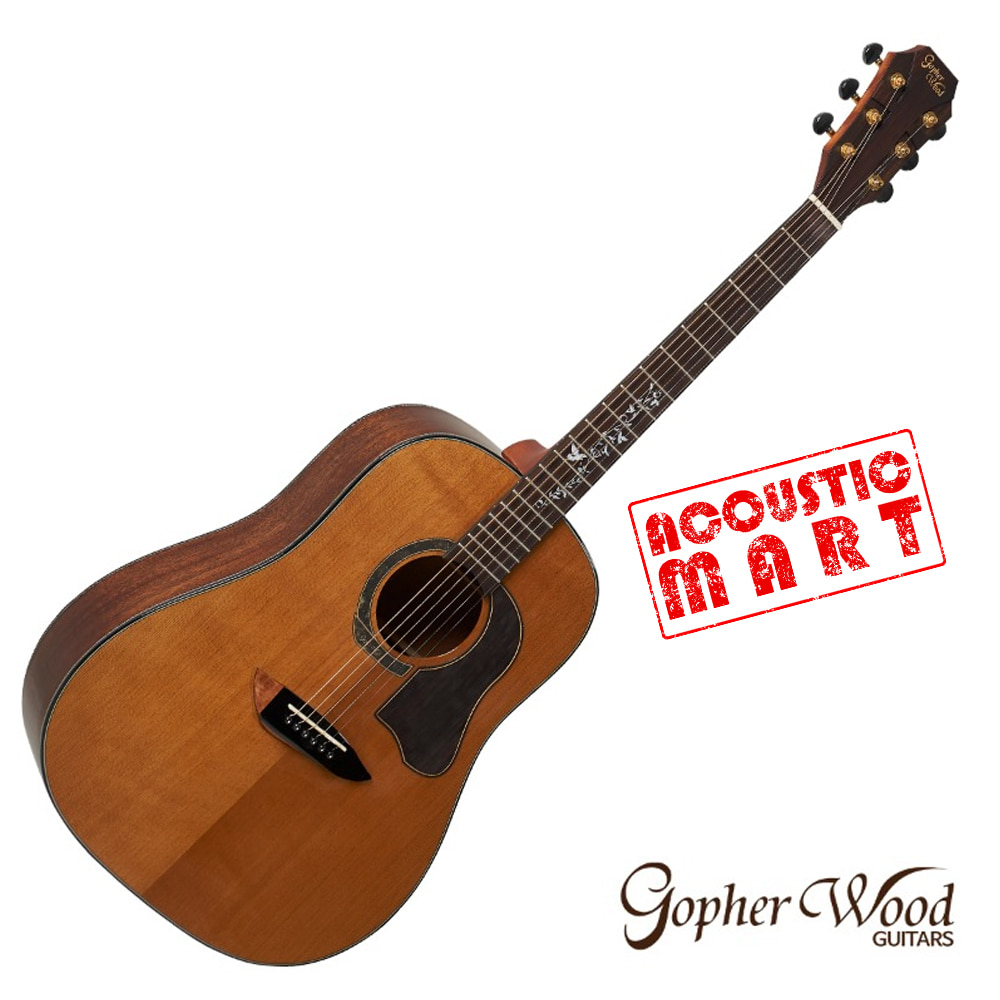 고퍼우드 K750RE K시리즈 드레드넛 올솔리드 기타 [네이버톡톡/카톡 AMA-zing 추가인하]